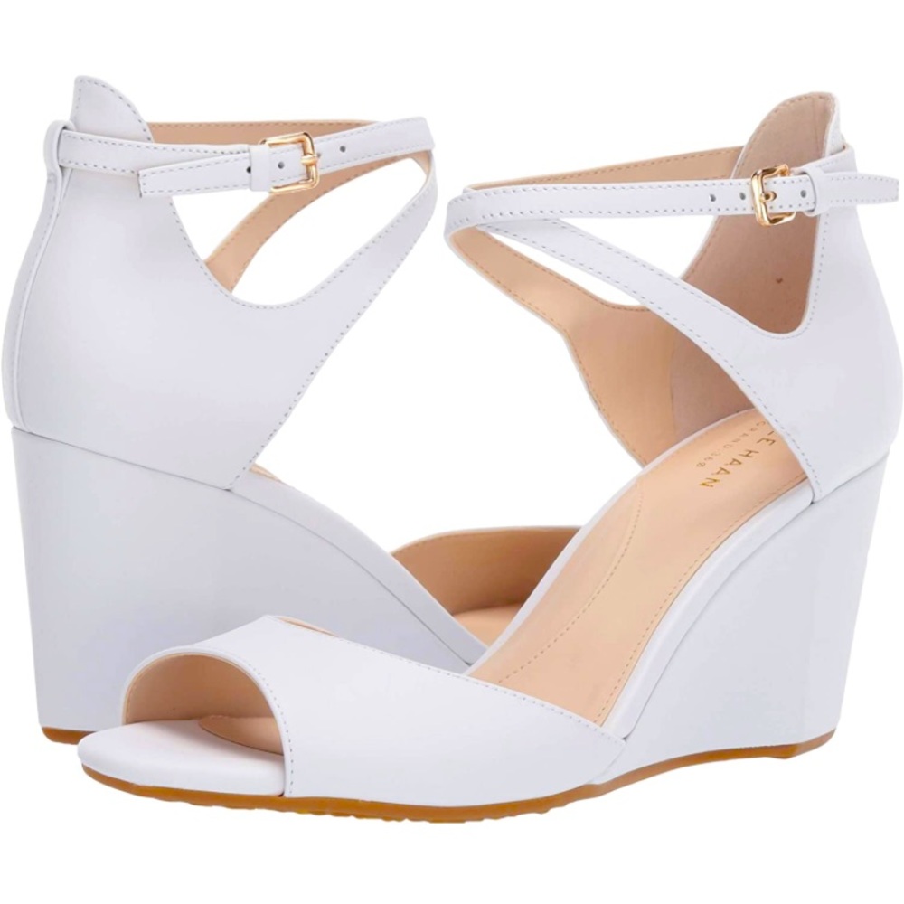 Cole Haan Women's Sadie Grand Open Toe Wedge Sandal (75mm Pump